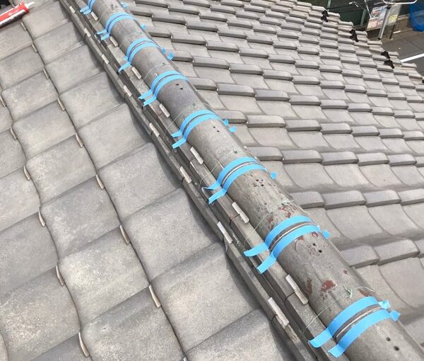 東京都葛飾区　K様邸　雨漏り補修工事　屋根からの雨漏り　シーリングによる補修 (3)