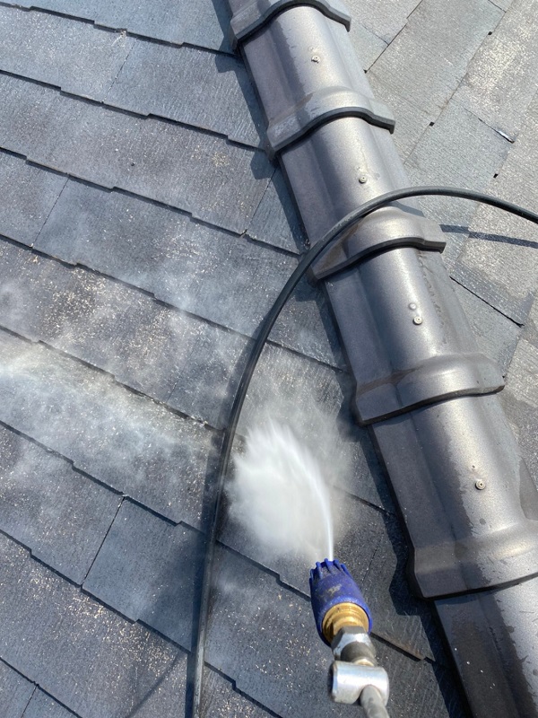 東京都大田区　S様邸　屋根塗装　散水試験　屋根が原因の雨漏り (4)